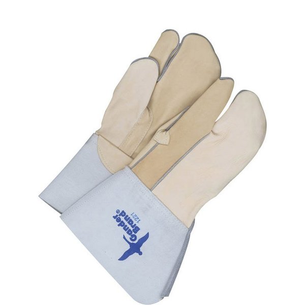 Bdg Gander Brand Grain Leather Mitt Gauntlet Unlined 1-Finger, Shrink Wrapped, Size L 54-1-1221-1-1K